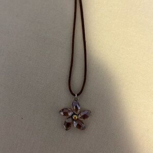 Swarovski Crystal Flower Necklace
